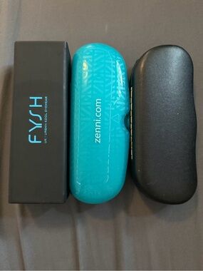 FYSH & Zennni Eyewear Case Set - Turquoise and Black